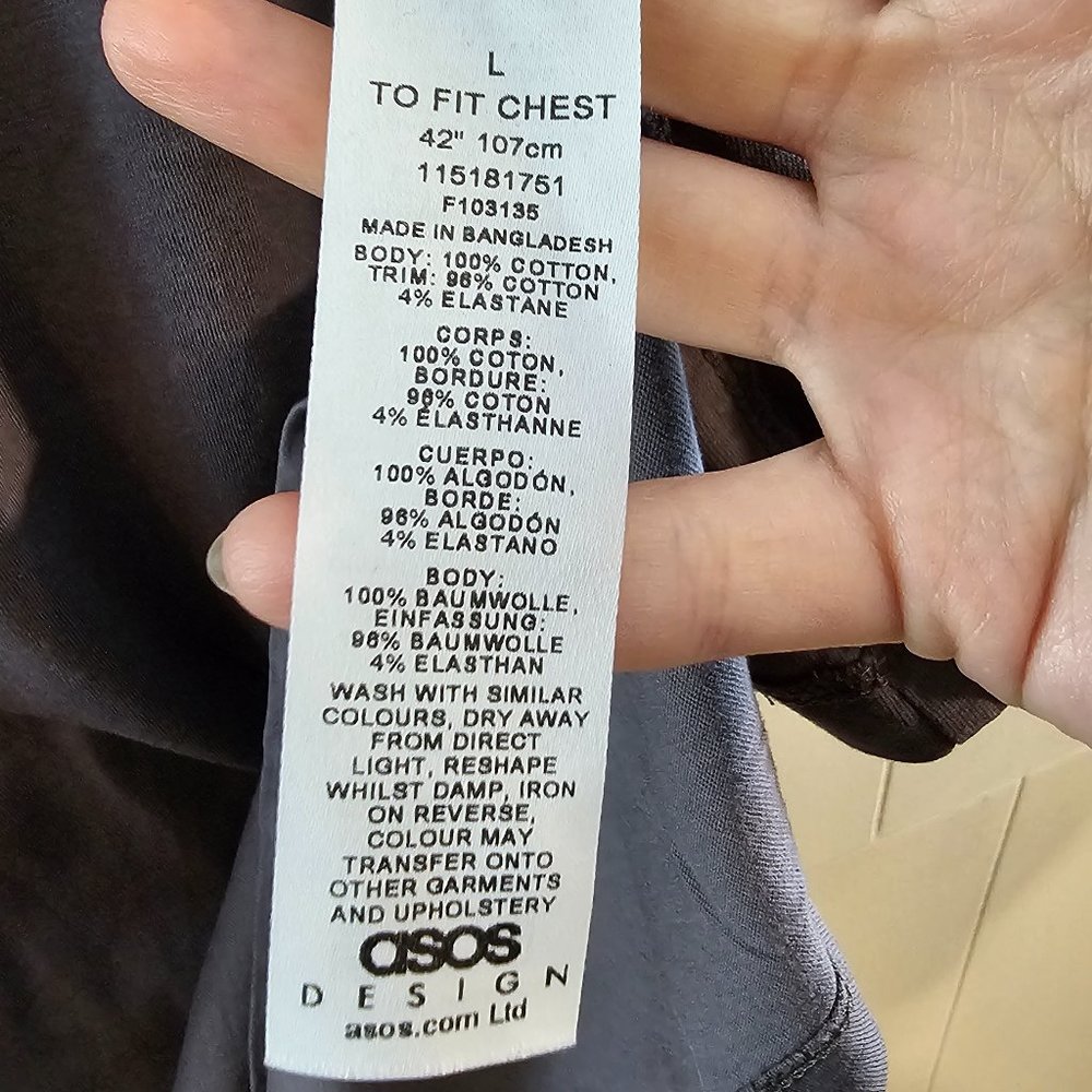 💛 5/$25 💛 ASOS Men's Basic Tee - Picture 4 of 5